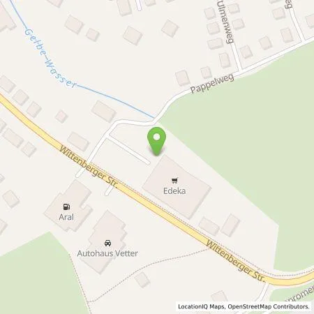 Standortübersicht der Tankstelle EDEKA-MIHA Charge GmbH in 06749 Bitterfeld-Wolfen