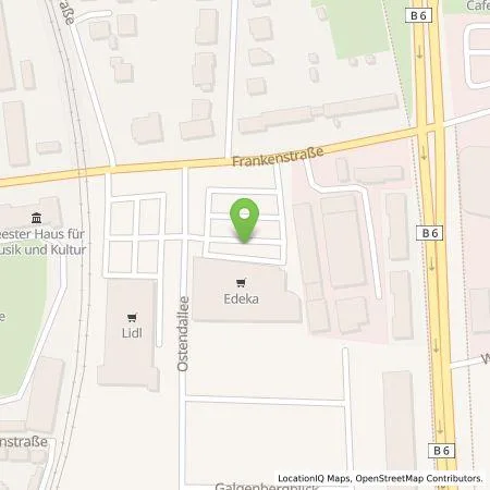 Standortübersicht der Tankstelle EDEKA-MIHA Charge GmbH in 31135 Hildesheim