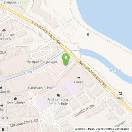Standortübersicht der Tankstelle EDEKA-MIHA Charge GmbH in 38518 Gifhorn