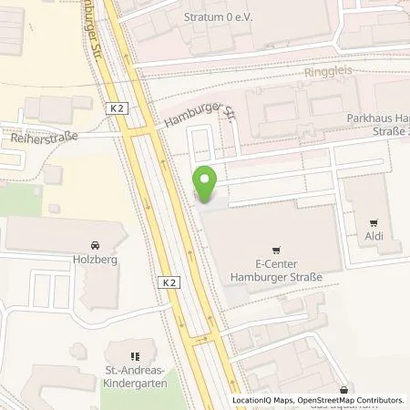 Standortübersicht der Tankstelle EDEKA-MIHA Charge GmbH in 38114 Braunschweig