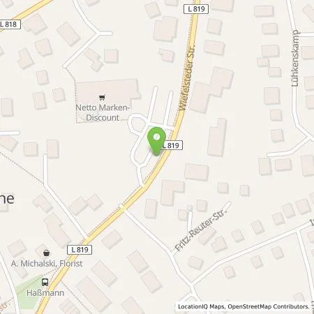 Standortübersicht der Tankstelle EDEKA-MIHA Charge GmbH in 26316 Varel