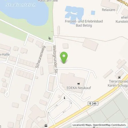 Standortübersicht der Tankstelle EDEKA-MIHA Charge GmbH in 14806 Bad Belzig