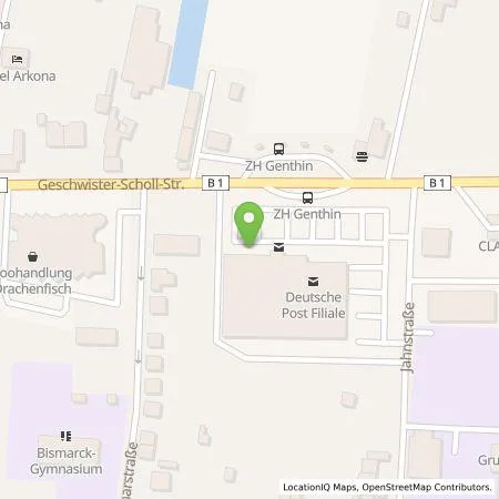 Standortübersicht der Tankstelle EDEKA-MIHA Charge GmbH in 39307 Genthin