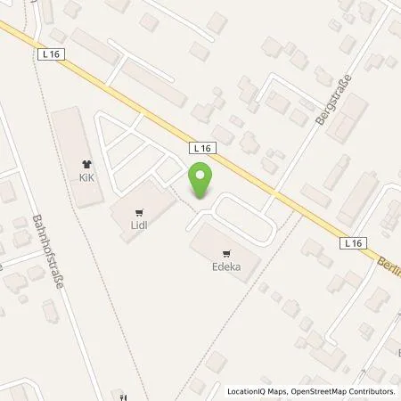 Standortübersicht der Tankstelle EDEKA-MIHA Charge GmbH in 16833 Fehrbellin