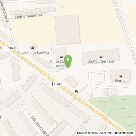 Standortübersicht der Tankstelle EDEKA-MIHA Charge GmbH in 06406 Bernburg