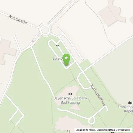 Standortübersicht der Tankstelle Energie Südbayern GmbH in 94072 Bad Füssing