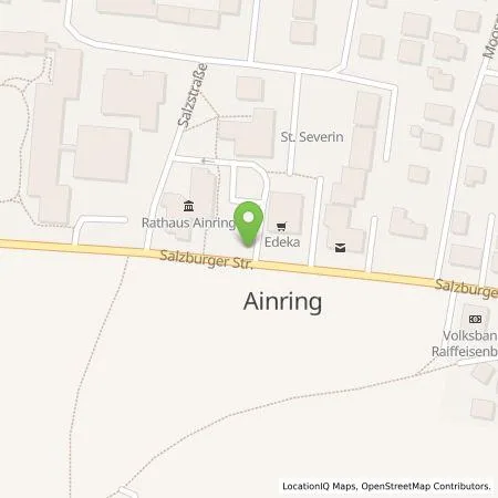 Standortübersicht der Tankstelle Energie Südbayern GmbH in 83404 Ainring