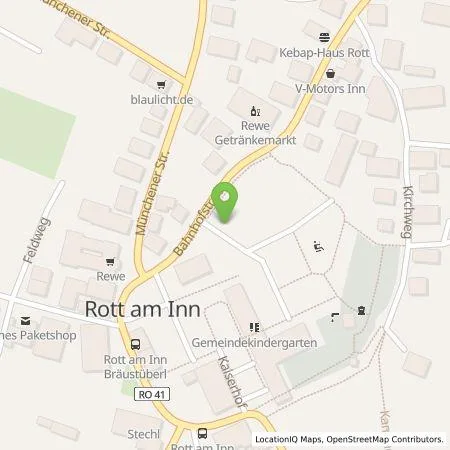 Standortübersicht der Tankstelle Energie Südbayern GmbH in 83543 Rott am Inn