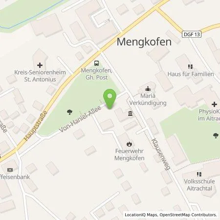 Standortübersicht der Tankstelle Energie Südbayern GmbH in 84152 Mengkofen