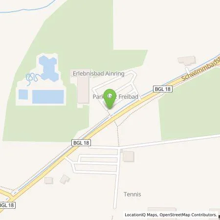 Standortübersicht der Tankstelle Energie Südbayern GmbH in 83404 Ainring