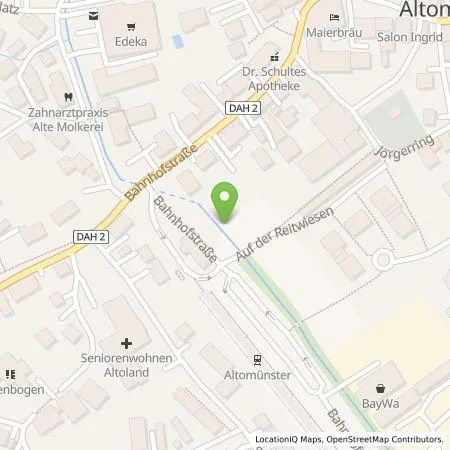 Standortübersicht der Tankstelle Energie Südbayern GmbH in 85250 Altomünster