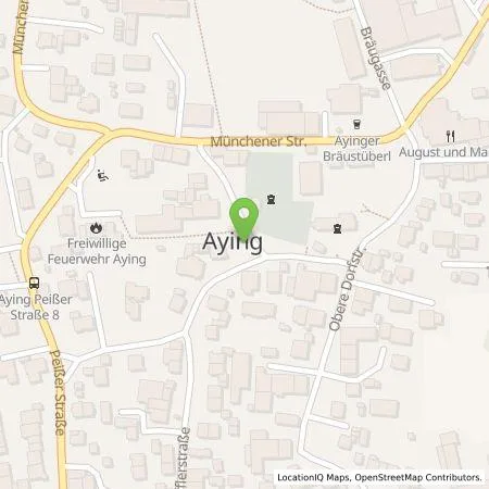 Standortübersicht der Tankstelle Energie Südbayern GmbH in 85653 Aying