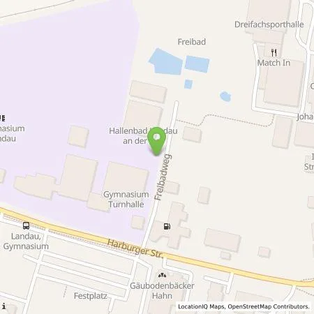 Standortübersicht der Tankstelle Energie Südbayern GmbH in 94405 Landau an der Isar