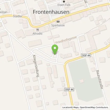 Standortübersicht der Tankstelle Energie Südbayern GmbH in 84160 Frontenhausen