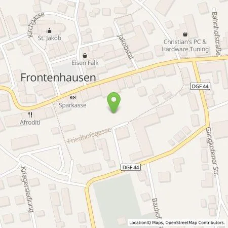 Standortübersicht der Tankstelle Energie Südbayern GmbH in 84160 Frontenhausen