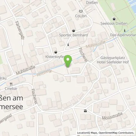 Standortübersicht der Tankstelle Energie Südbayern GmbH in 86911 Dießen am Ammersee