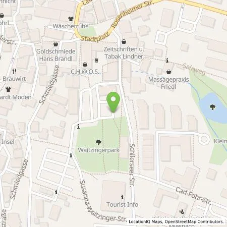 Standortübersicht der Tankstelle Energie Südbayern GmbH in 83714 Miesbach