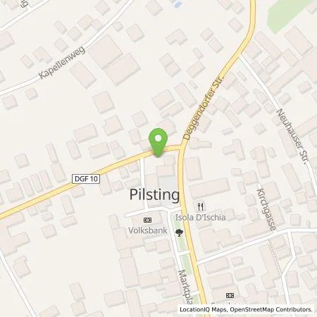 Standortübersicht der Tankstelle Energie Südbayern GmbH in 94431 Pilsting