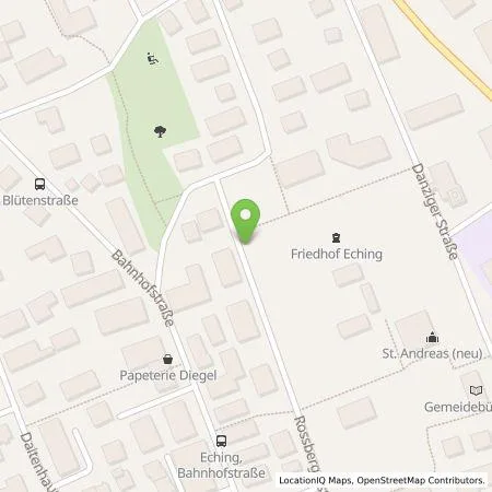 Standortübersicht der Tankstelle Energie Südbayern GmbH in 85386 Eching