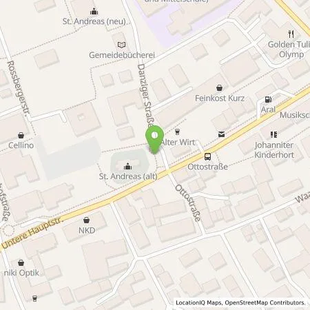 Standortübersicht der Tankstelle Energie Südbayern GmbH in 85386 Eching