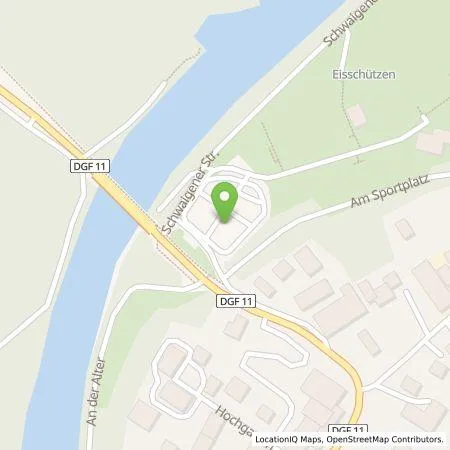 Standortübersicht der Tankstelle Energie Südbayern GmbH in 94437 Mamming