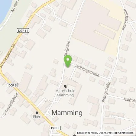 Standortübersicht der Tankstelle Energie Südbayern GmbH in 94437 Mamming