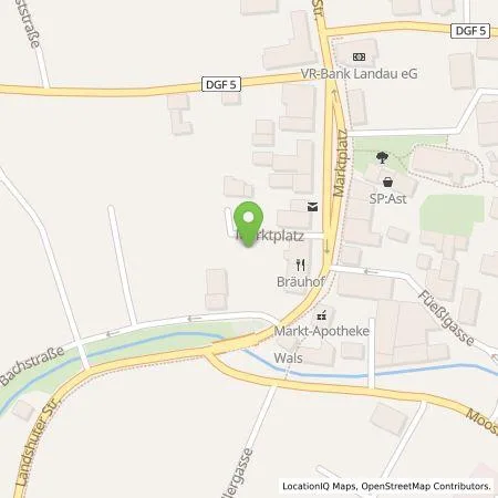 Standortübersicht der Tankstelle Energie Südbayern GmbH in 94522 Wallersdorf