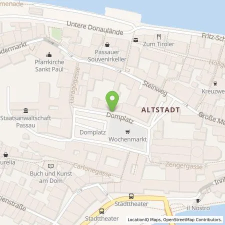 Standortübersicht der Tankstelle Energie Südbayern GmbH in 94032 Passau