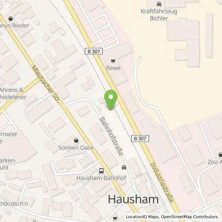 Standortübersicht der Tankstelle Energie Südbayern GmbH in 83734 Hausham