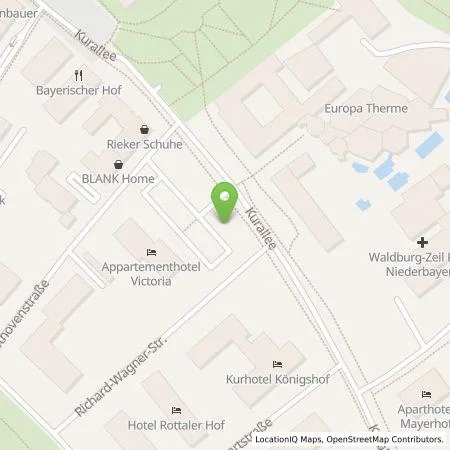 Standortübersicht der Tankstelle Energie Südbayern GmbH in 94072 Bad Füssing