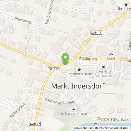 Standortübersicht der Tankstelle Energie Südbayern GmbH in 85229 Markt Indersdorf