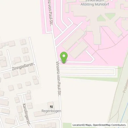 Standortübersicht der Tankstelle Energie Südbayern GmbH in 84503 Altötting