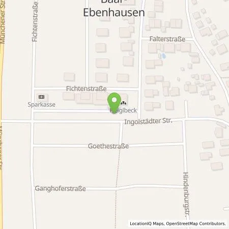 Standortübersicht der Tankstelle Energie Südbayern GmbH in 85107 Baar-Ebenhausen