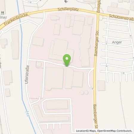 Standortübersicht der Tankstelle SÜC GmbH in 96450 Coburg