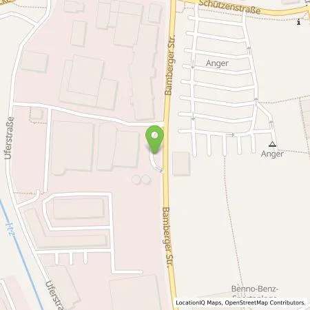 Standortübersicht der Tankstelle SÜC GmbH in 96450 Coburg