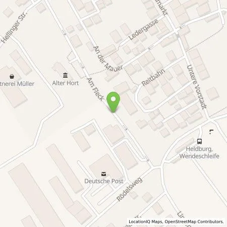 Standortübersicht der Tankstelle SÜC GmbH in 98663 Bad Colberg (Helburg)