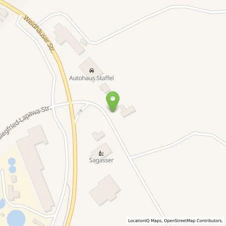 Standortübersicht der Tankstelle SÜC GmbH in 96242 Sonnefeld