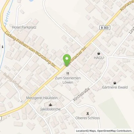 Standortübersicht der Tankstelle SÜC GmbH in 96268 Mitwitz