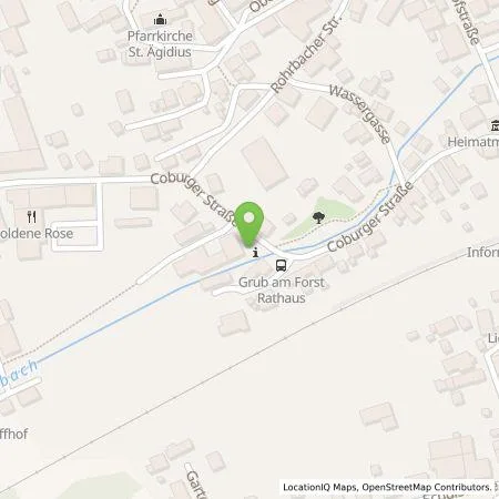 Standortübersicht der Tankstelle SÜC GmbH in 96271 Grub a. Forst