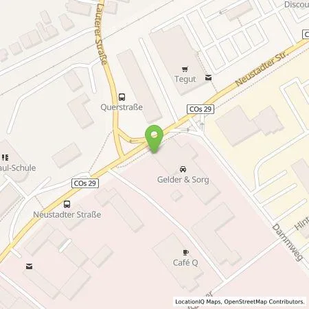 Standortübersicht der Tankstelle SÜC GmbH in 96450 Coburg