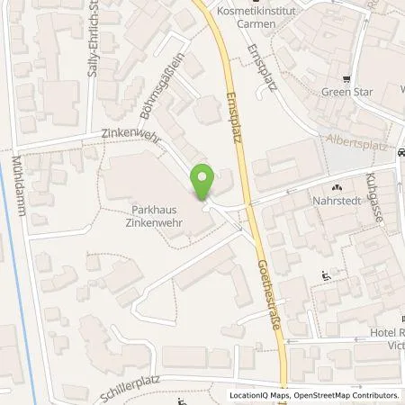 Standortübersicht der Tankstelle SÜC GmbH in 96450 Coburg