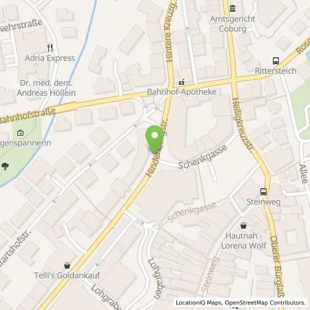 Standortübersicht der Tankstelle SÜC GmbH in 96450 Coburg