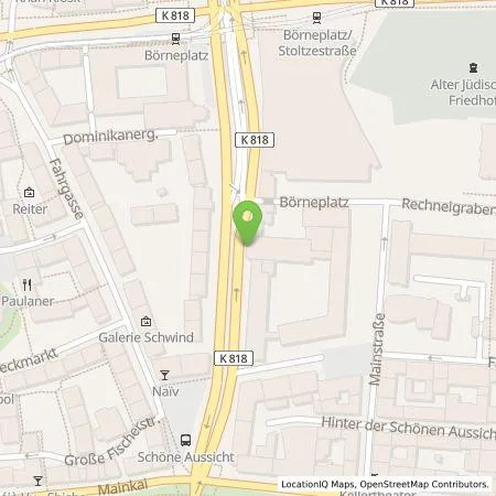 Standortübersicht der Tankstelle Mainova AG in 60311 Frankfurt am Main