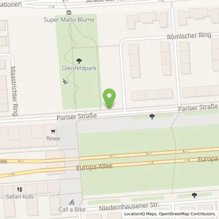 Standortübersicht der Tankstelle Mainova AG in 60486 Frankfurt am Main