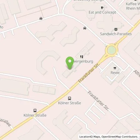 Standortübersicht der Tankstelle Mainova AG in 65760 Eschborn