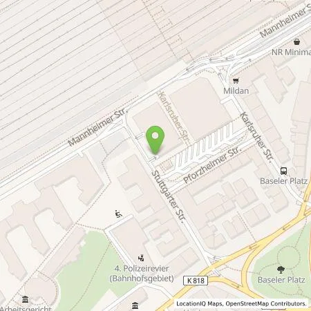 Standortübersicht der Tankstelle Mainova AG in 60329 Frankfurt