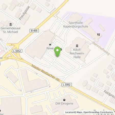 Standortübersicht der Tankstelle Mainova AG in 61191 Rosbach