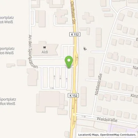 Standortübersicht der Tankstelle Mainova AG in 64546 Mörfelden