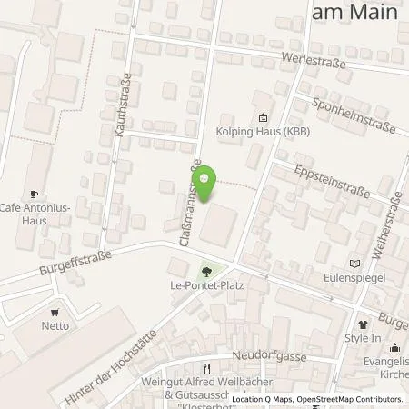 Standortübersicht der Tankstelle Mainova AG in 65239 Hochheim