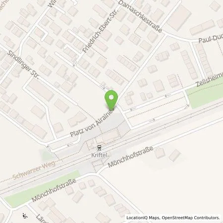 Standortübersicht der Tankstelle Mainova AG in 65830 Kriftel